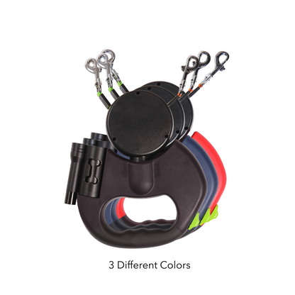 PawLink™ Pro – Doppelt einziehbare Hundeleine 