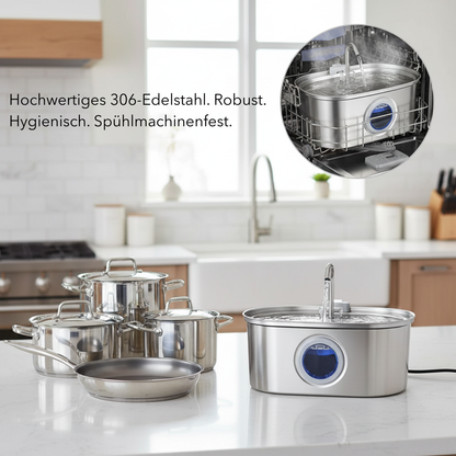 PurrFlow™ Pro – Premium Trinkbrunnen für Haustiere 