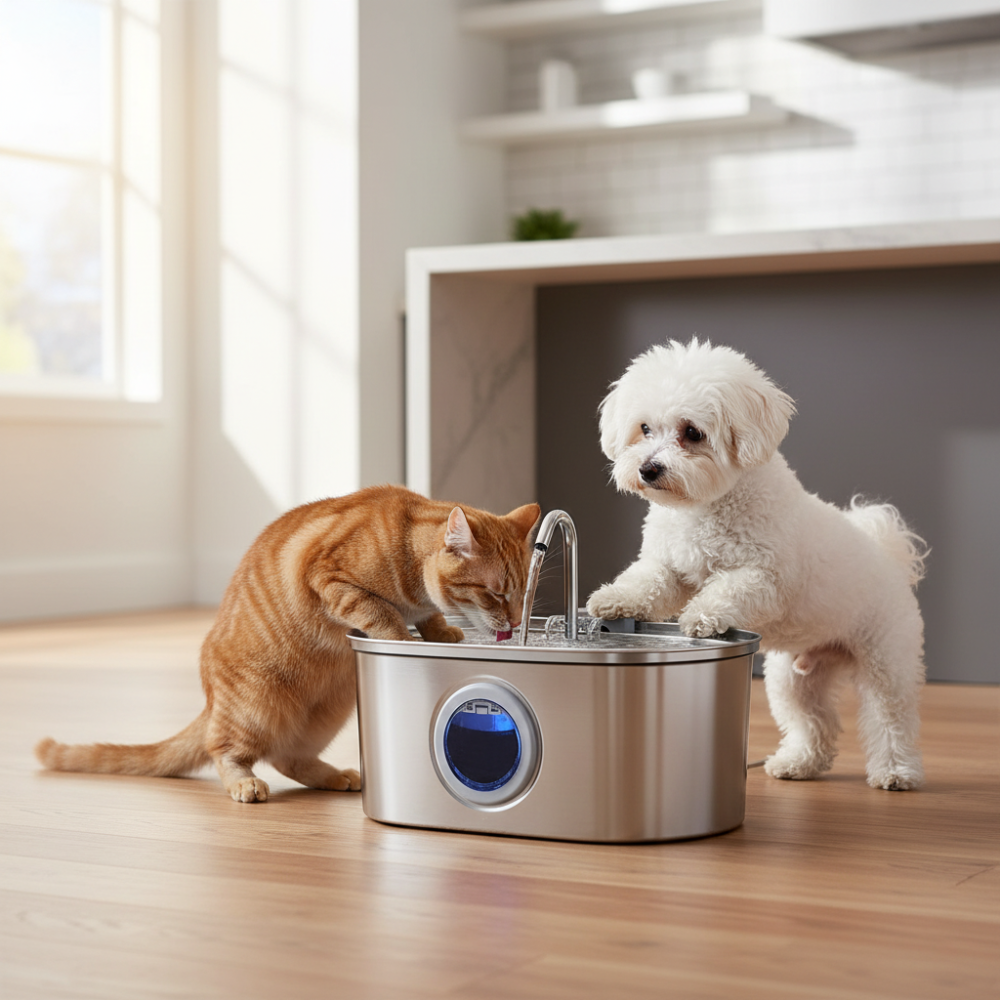PurrFlow™ Pro – Premium Trinkbrunnen für Haustiere 