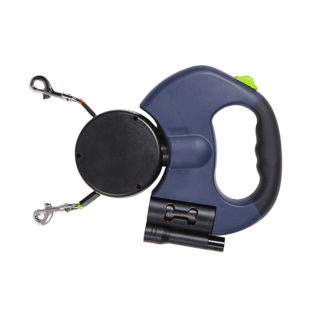 PawLink™ Pro – Doppelt einziehbare Hundeleine 